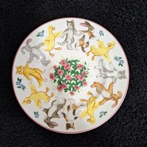 Vintage Tiffany & Co. 1992 "Playground" Dessert Plate